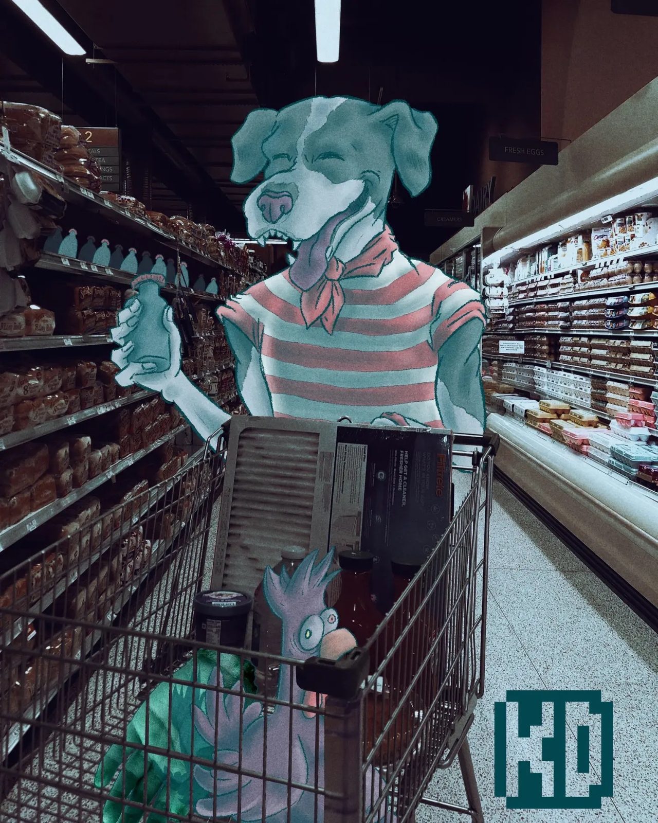 Haku Market print